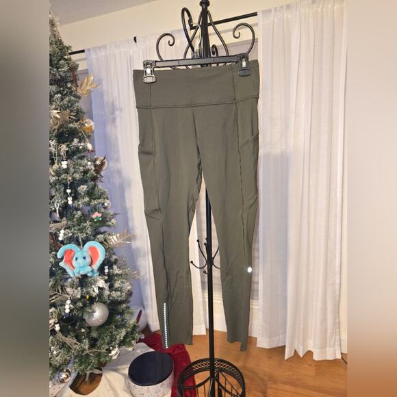lululemon athletica Pants - lululemon athletica Olive Green Track Pants